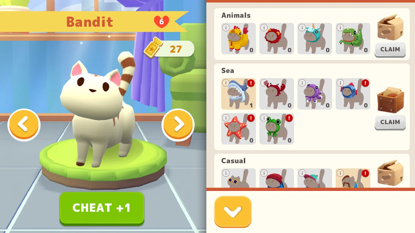 Idle Pet Shelter - Cat Rescue screenshot