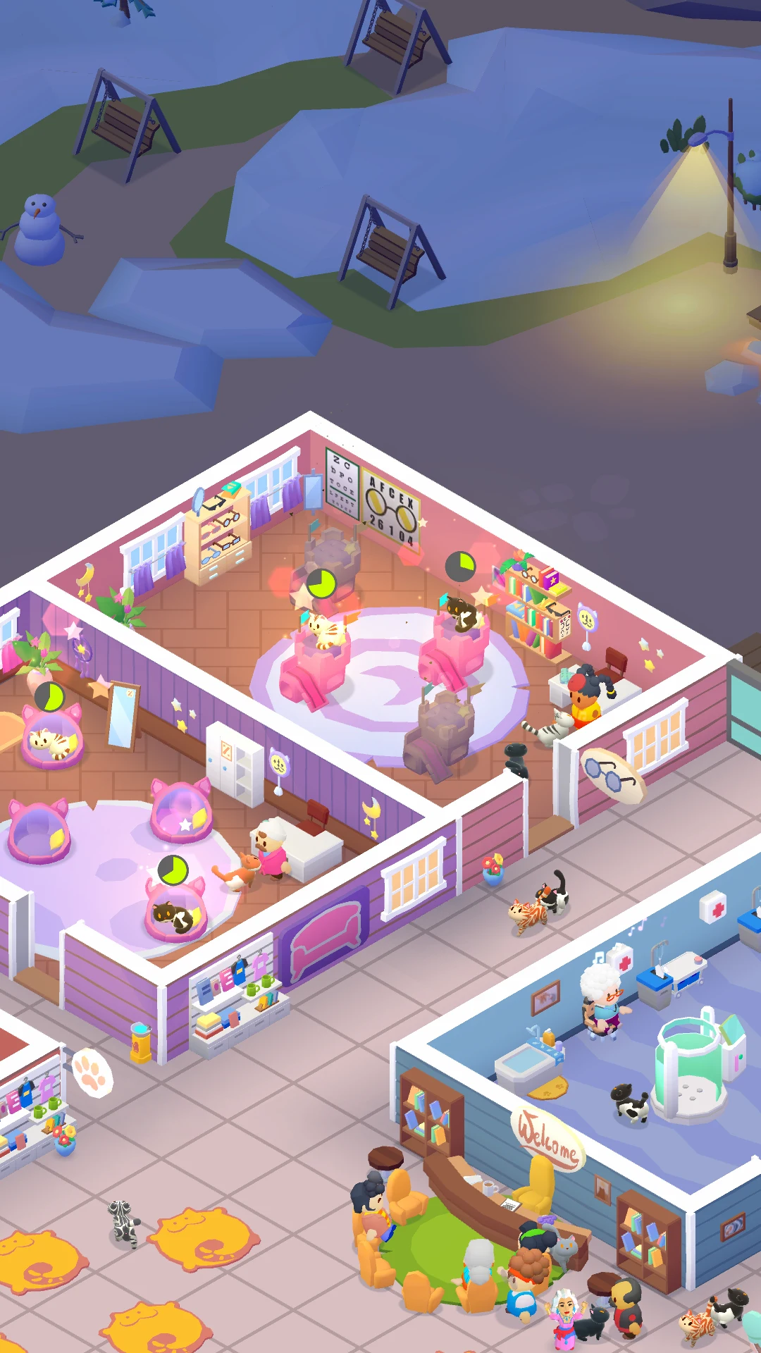 Idle Pet Shelter - Cat Rescue screenshot